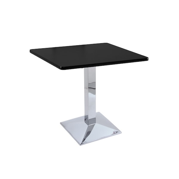 30" 217 Chrome Table, 30" x 30" Square Top